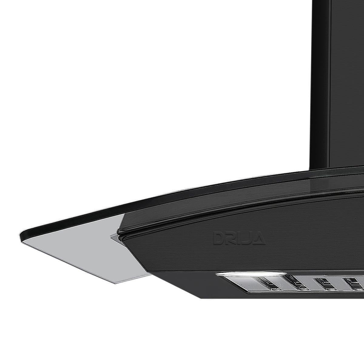 Extractor de Grasa Tipo Campana Negro Mate Galaxy 76 Black Drija
