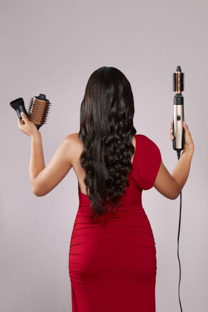 Cepillo de Aire Ovalado Remington AS8821-110F Ceramic & Titanium | Seca, Alisa y Da Volumen al Cabello Remington