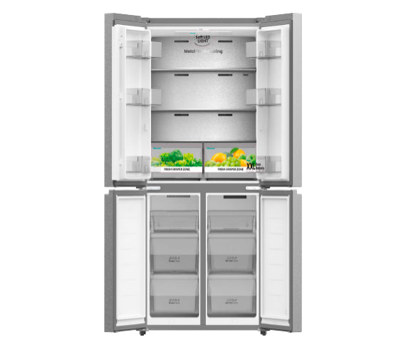 Refrigeradora Cross Door 17p3 Inverter Pure Flat Hisense RQ171BV5A HISENSE