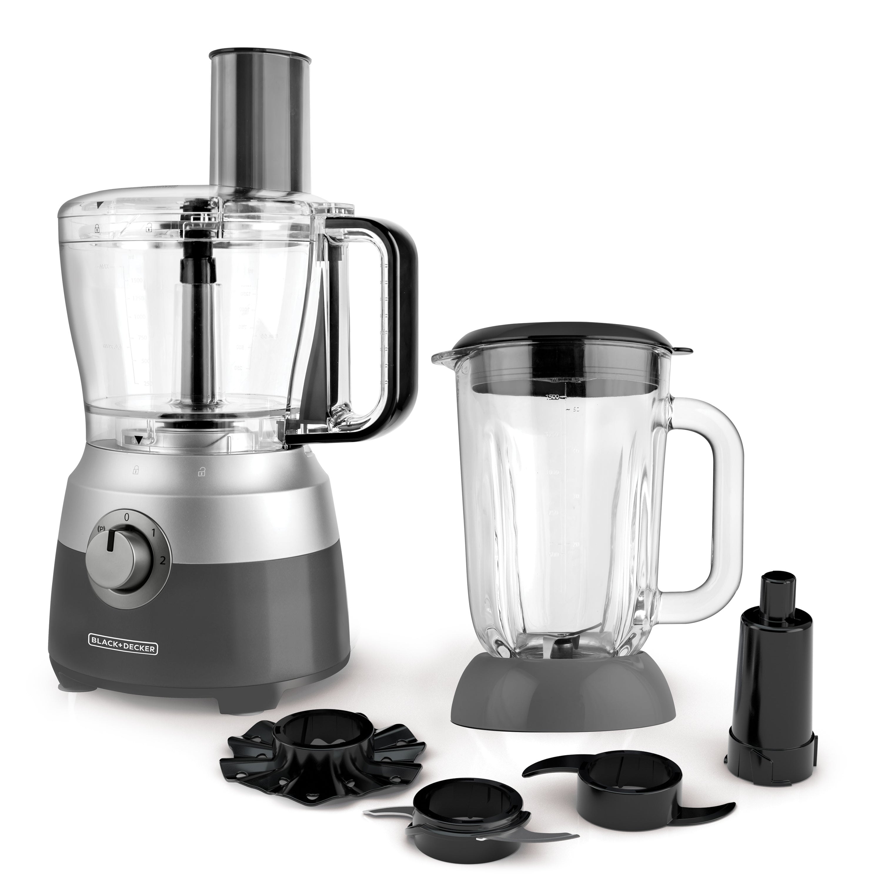 Procesador de Alimentos y Licuadora 2en1 FP5501 Black and Decker BLACK + DECKER