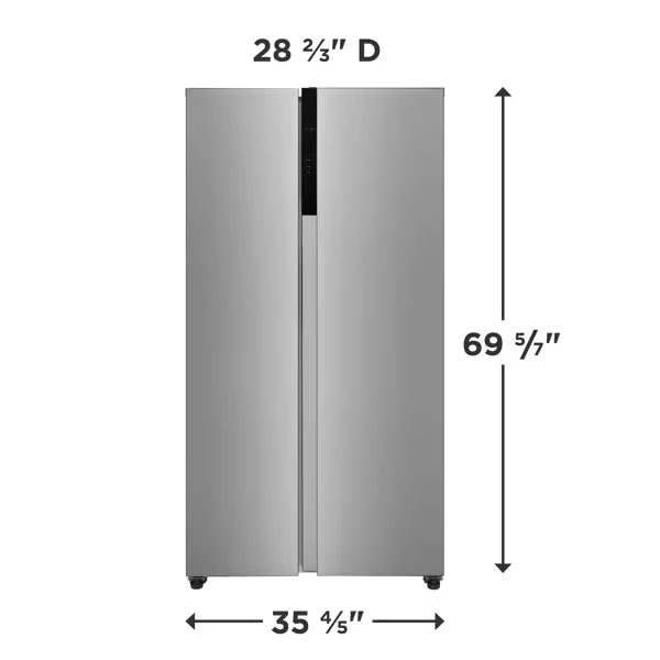 Refrigeradora Side By Side 21.4p3 Acero Inoxidable Frigidaire FRSG2115AV