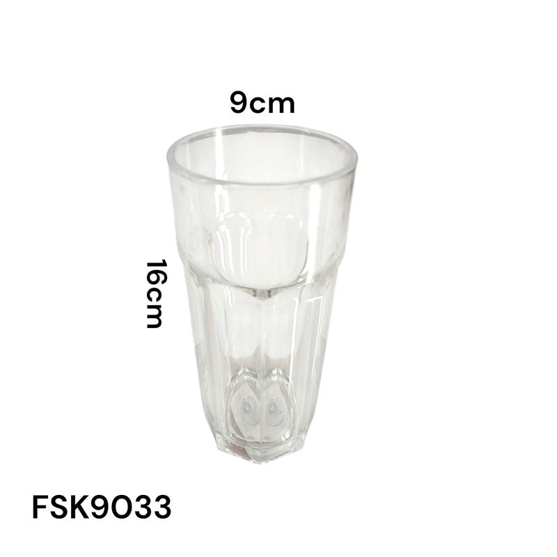 Vaso de Plástico Transparente 16x9cm FSK9033