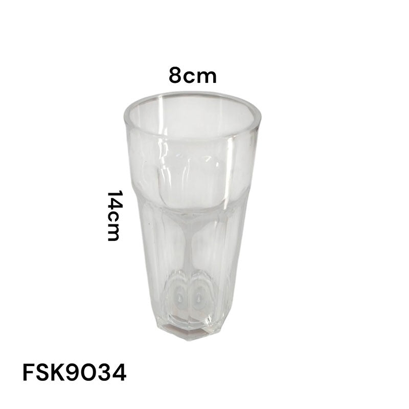Vaso de Plástico Transparente 14x8cm FSK9034 Selecto