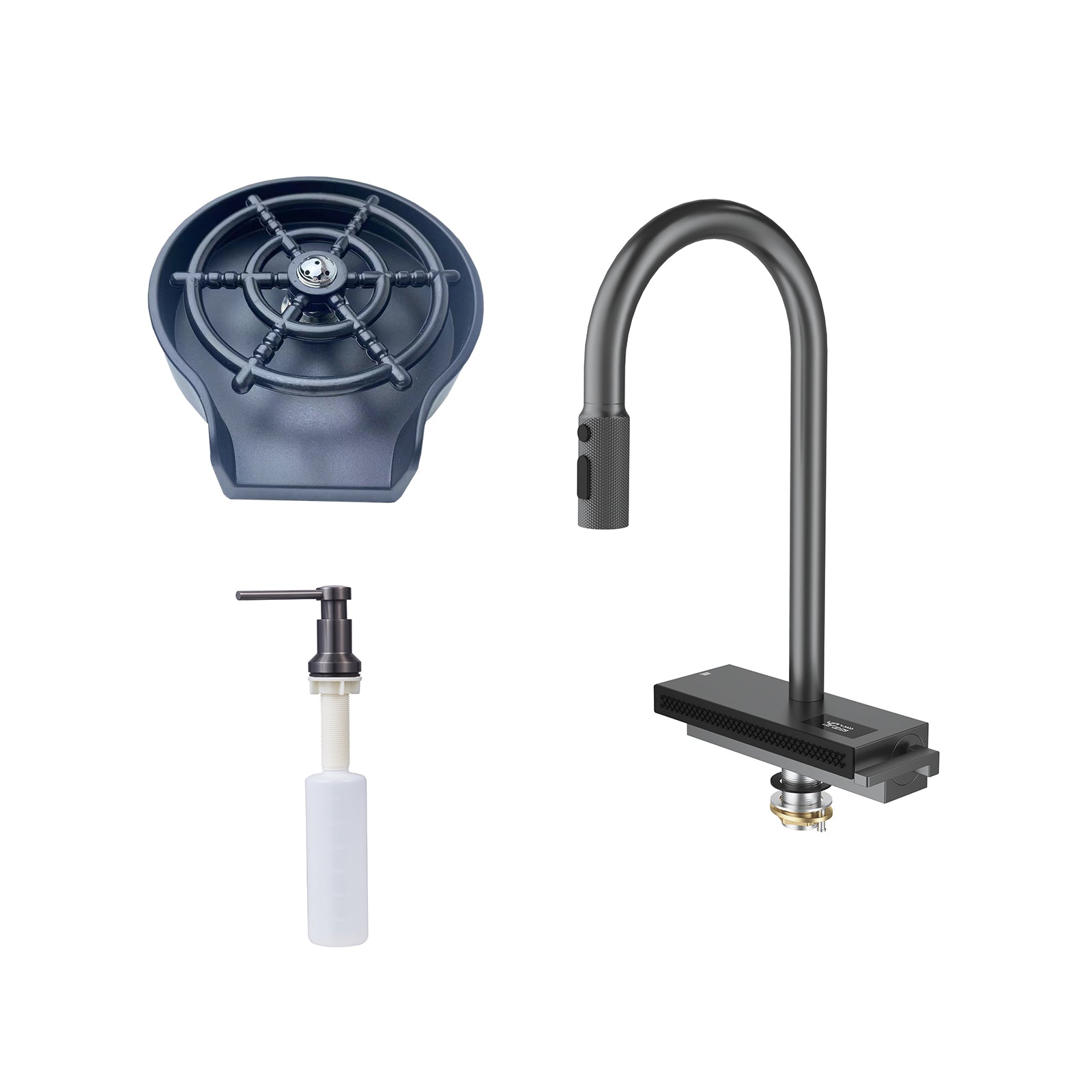 Fregador de Lujo Bajo Tope Acero Inoxidable Satinado 304 Murano 61 Drija