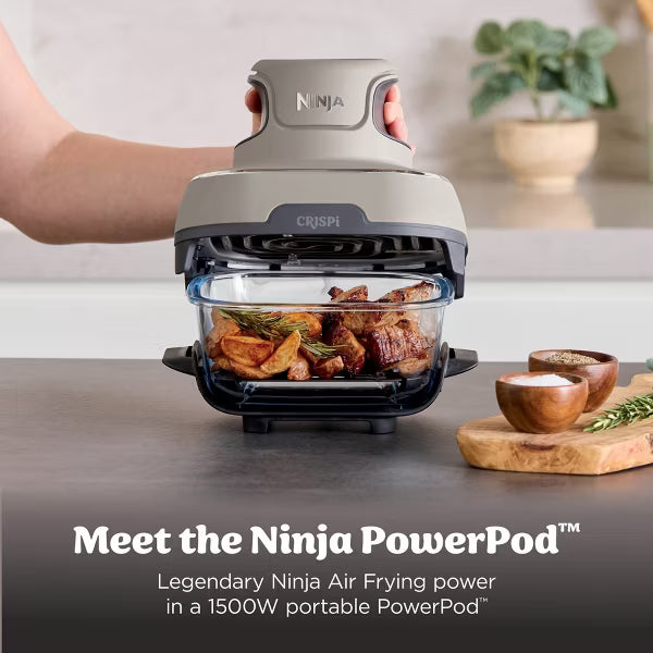 Freidora de Aire Crispi Pro 4 en 1 Portátil Ninja Stone FN101ST NINJA