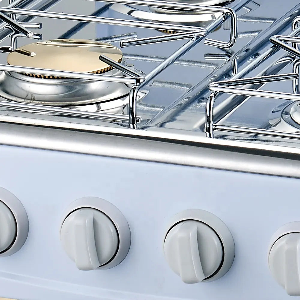 Estufa de 4 Quemadores a Gas con 2 Niveles Blanco LT-N04-WH Lotus LOTUS