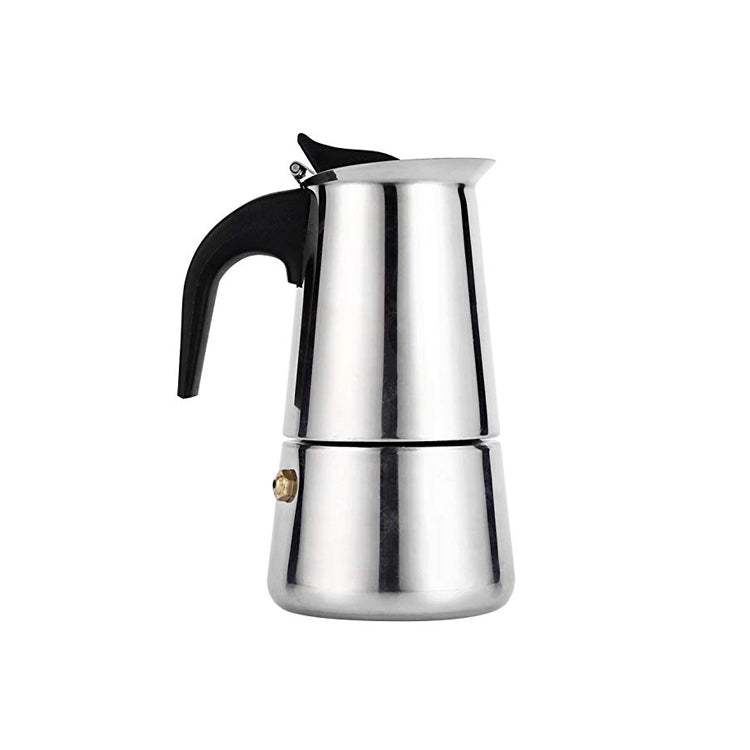Cafetera de Espresso Moka en Acero Inoxidable 6 Tazas Lotus LT-N600 Expresso. Cafeteras italianas. Selecto