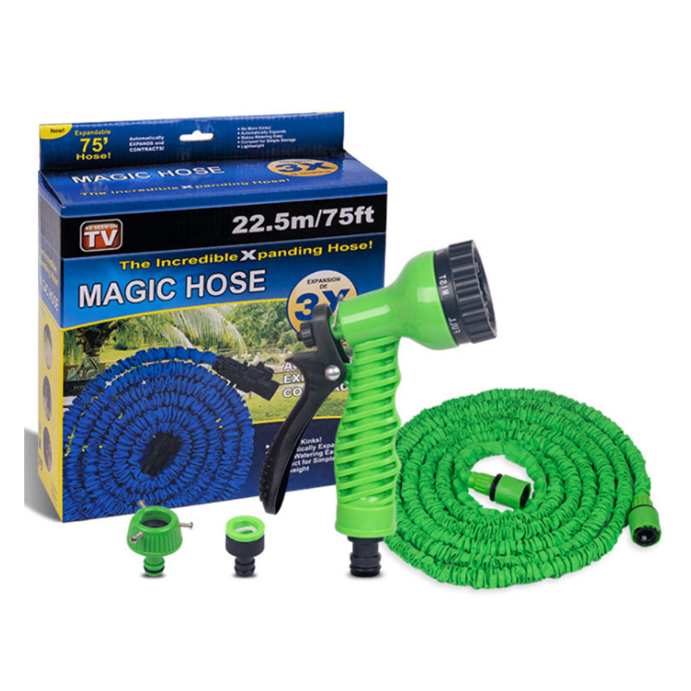 Manguera de Agua Expansible 22.5m/75 pie Verde & Azul GP-158 Selecto