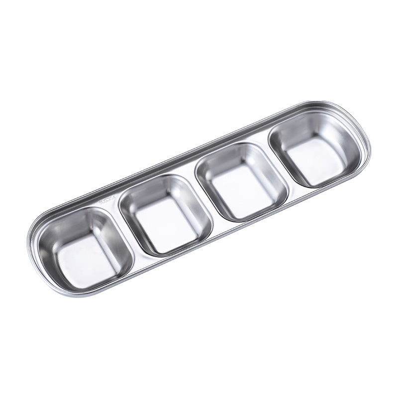 Ramekin Salsero de Acero Inoxidable 4 Divisiones 89669 Selecto
