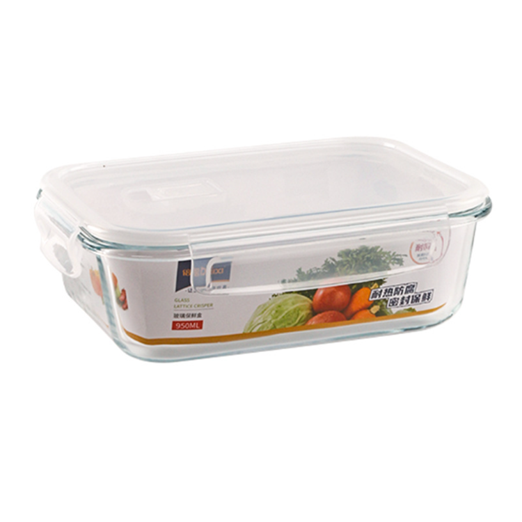 Envase de Vidrio con Tapa 1520ml 16767-4-1 Lonche. Lonchera. Vasija. Selecto