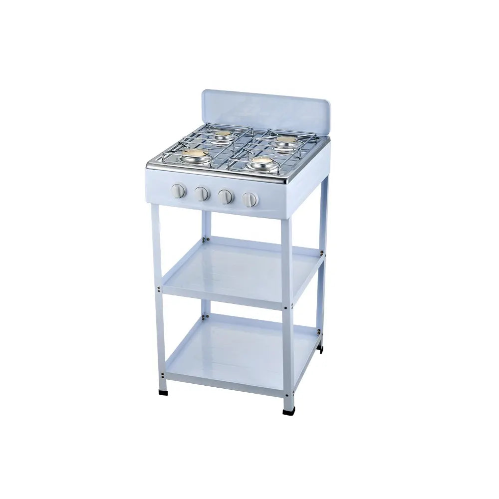 Estufa de 4 Quemadores a Gas con 2 Niveles Blanco LT-N04-WH Lotus