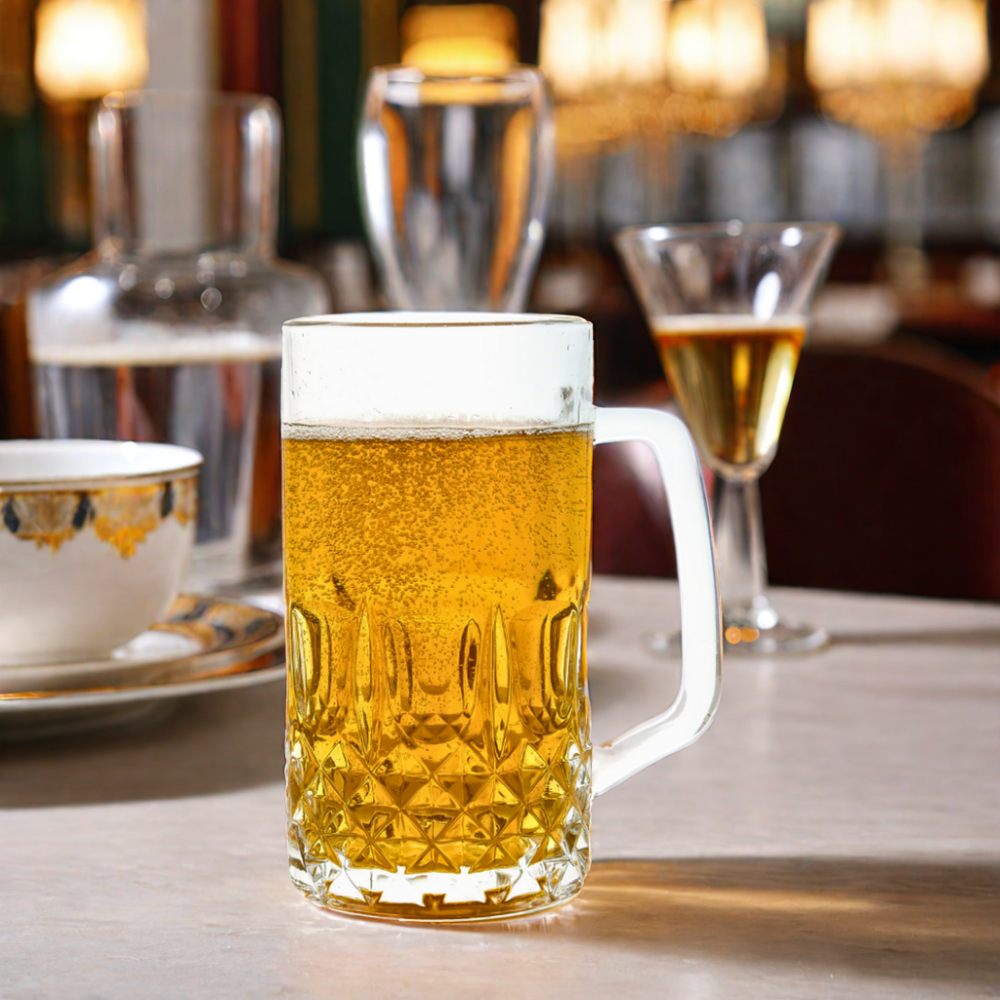 Jarra Cervecera de Vidrio 14cm 85910 Cerveza. Vaso.