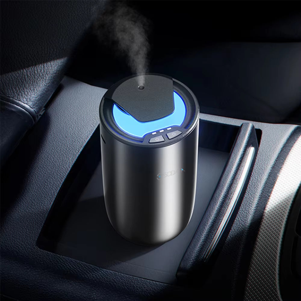 Difusor de Aromas de Aceites Esenciales para Carro Recargable Cobertura 15m2 Negro A613-V2.0 Selecto