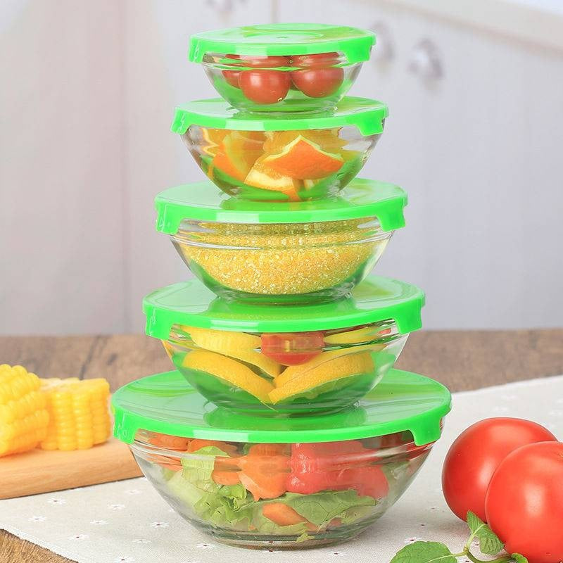 Set 5 Envases de Vidrio con Tapa Lotus 164-1004 LOTUS