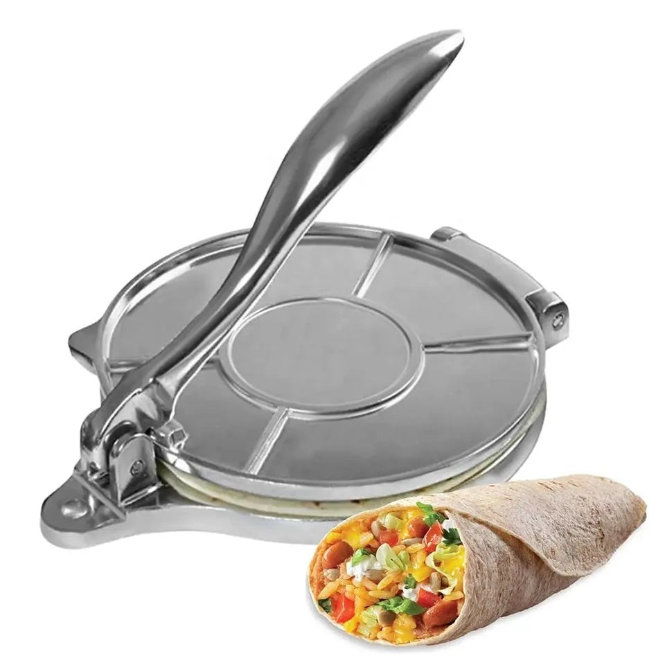 Tortillera de Aluminio para Hacer Tacos Tortillas 16cm y 20cm Selecto