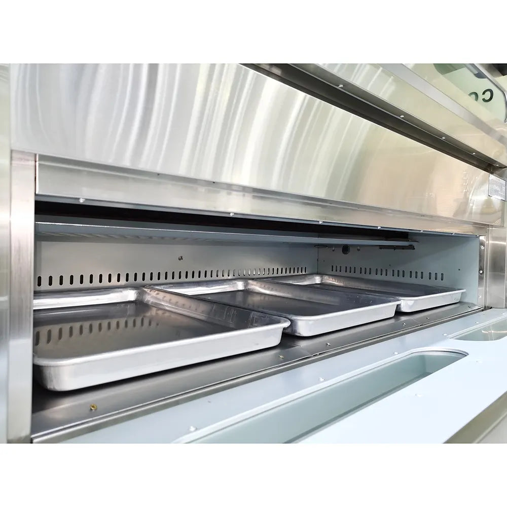 Horno Industrial a Gas de 2 Niveles para 6 Bandejas de 60x40cm 220V/60Hz HGO-26A Selecto