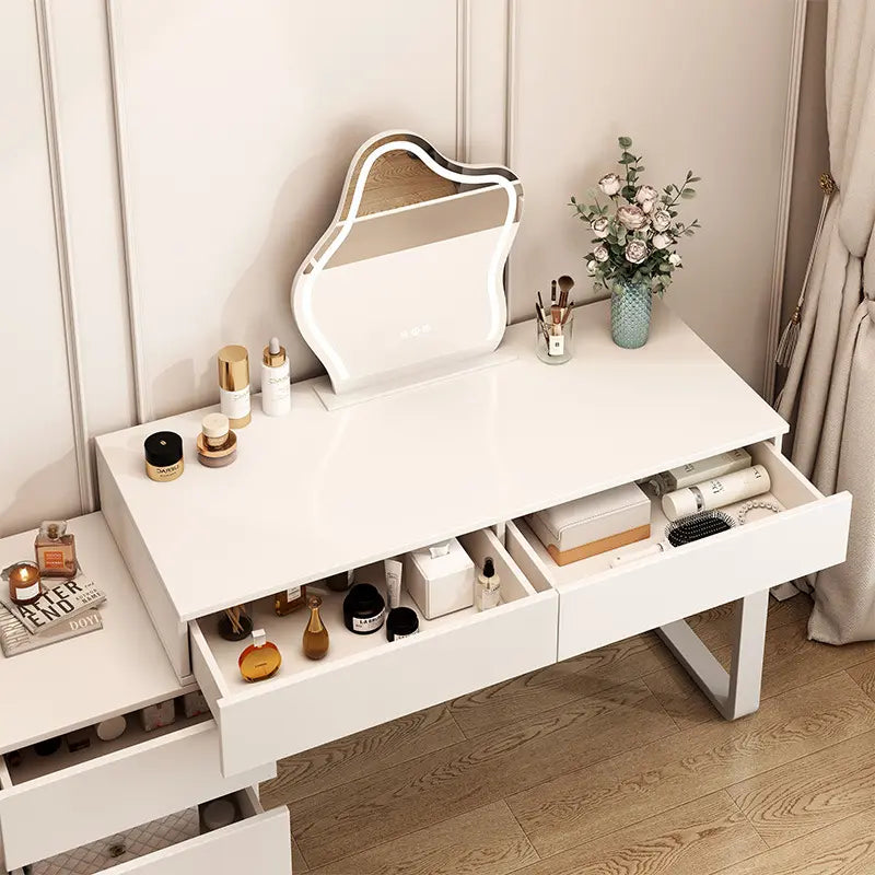 Tocador Blanco 5 Gaveteros No Incluye Espejo 73x130x40cm SZT007803 Selecto
