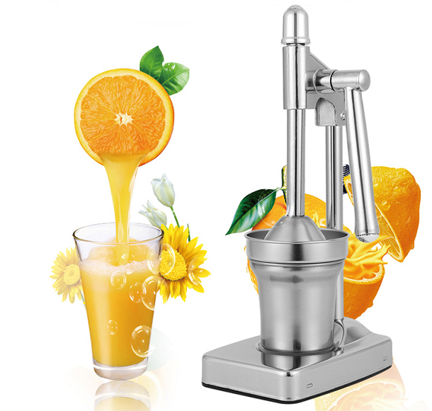 Exprimidor de Cítricos Naranja Manual de Metal 6986543695955 Selecto