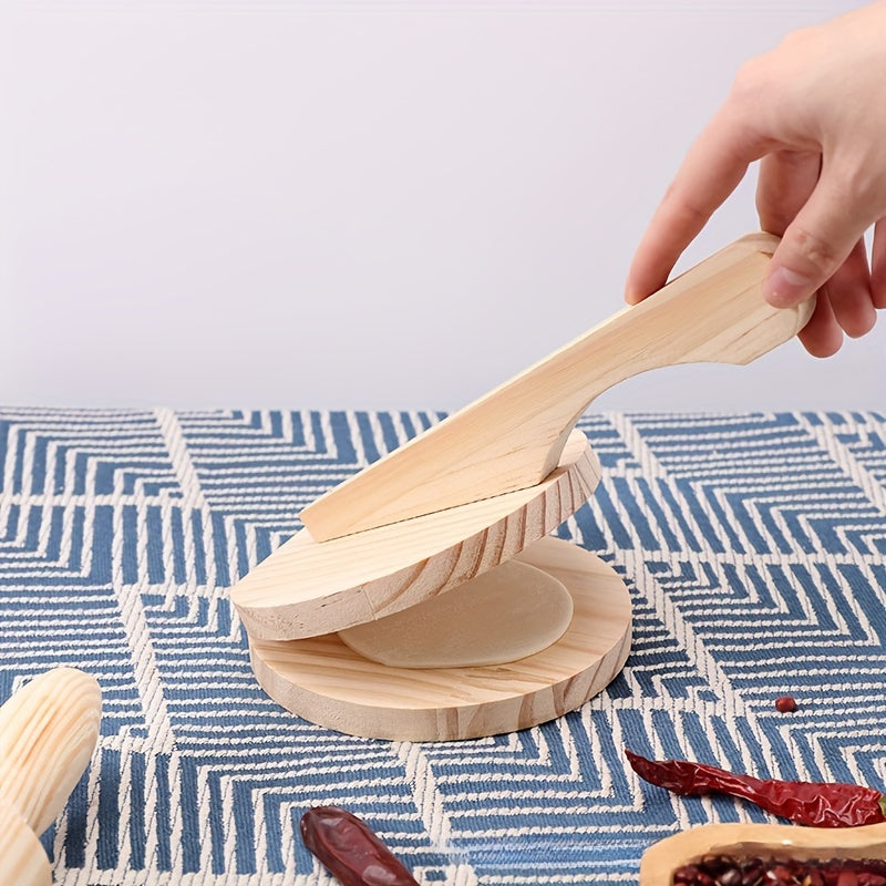 Pataconera Plana de Madera 11.5cm PT-005 Tostones. Selecto