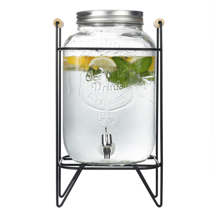 Envase de Vidrio con Dispensador 5L NS434044 Selecto