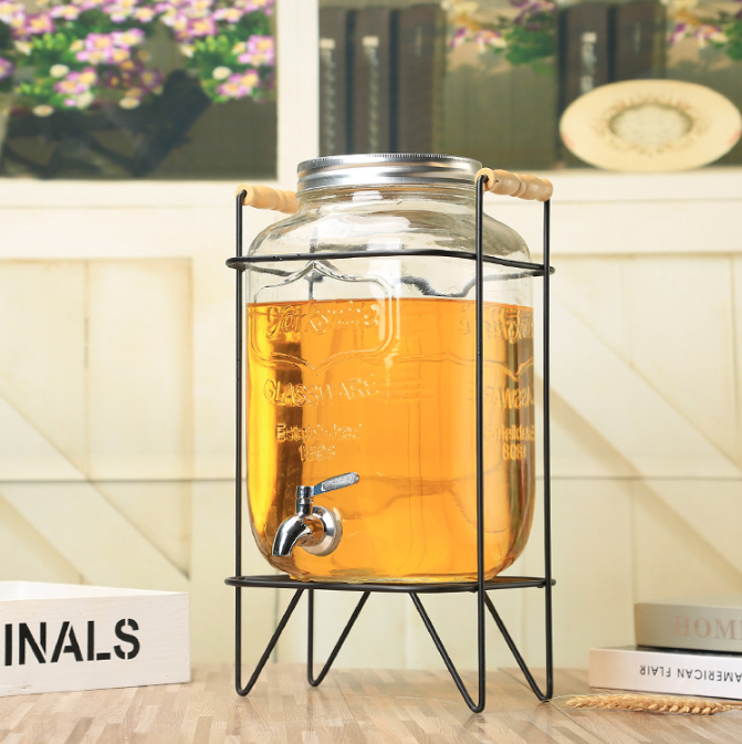 Envase de Vidrio con Dispensador 8L NS434045 Selecto