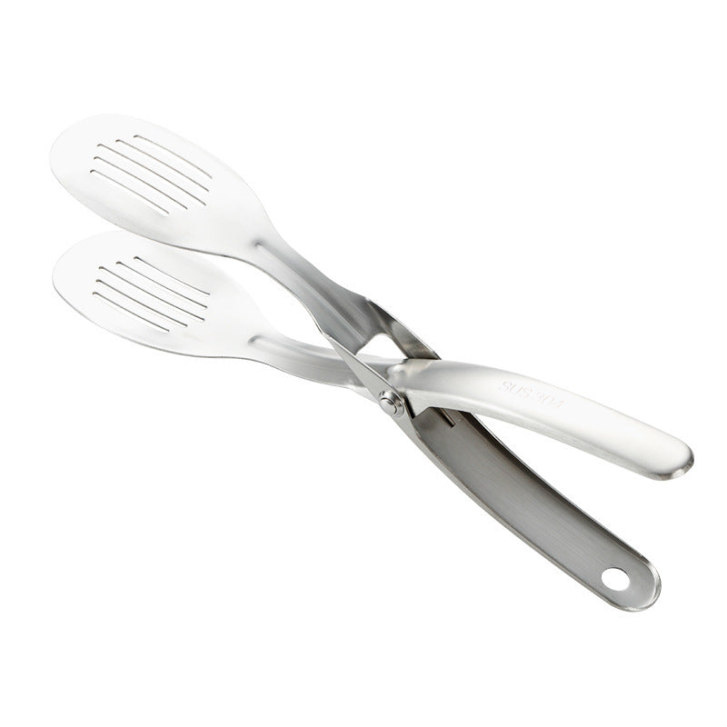 (LLEGANDO 30 DE SEPT) Pinza de Cocina Profesional 27cm de Acero Inoxidable SS304 – Pinza Tipo Tijera para Servir y Manipular Alimentos Carnes | Hotelero | Restaurante | Hotel 500504
