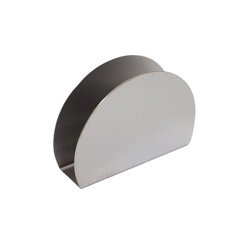 Servilletero Semicircular de Acero Inoxidable 120 x 113 mm – Porta Servilletas para MesaServilletero Semicircular de Acero Inoxidable 120x113mm – Porta Servilletas para Mesa 94004