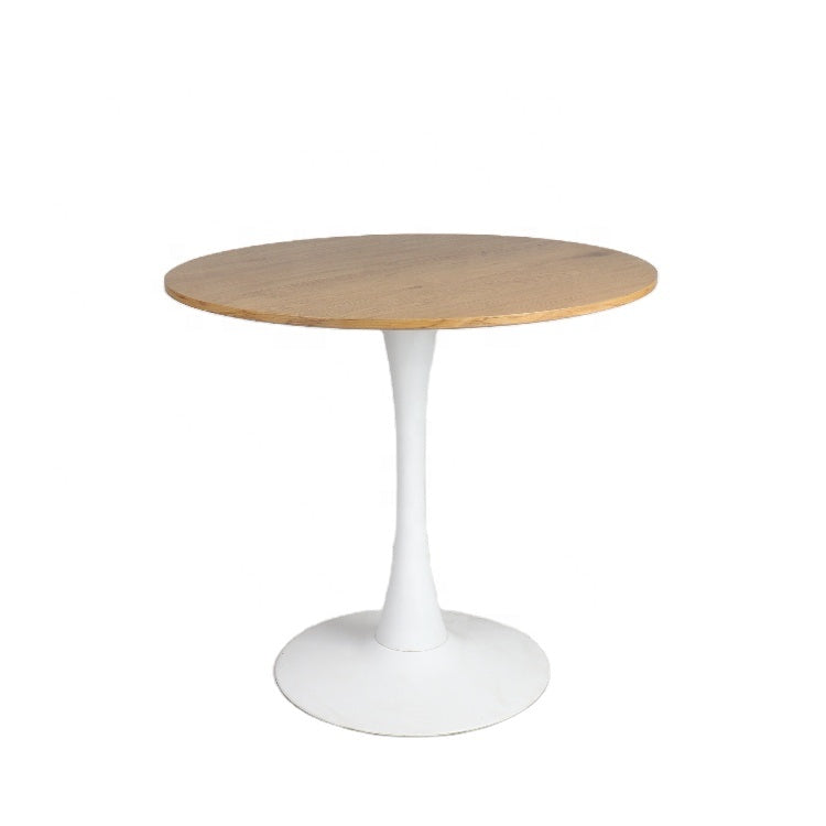 Mesa Redondo Blanco con Color de Madera CTB-2572 Circular. Redonda. Selecto
