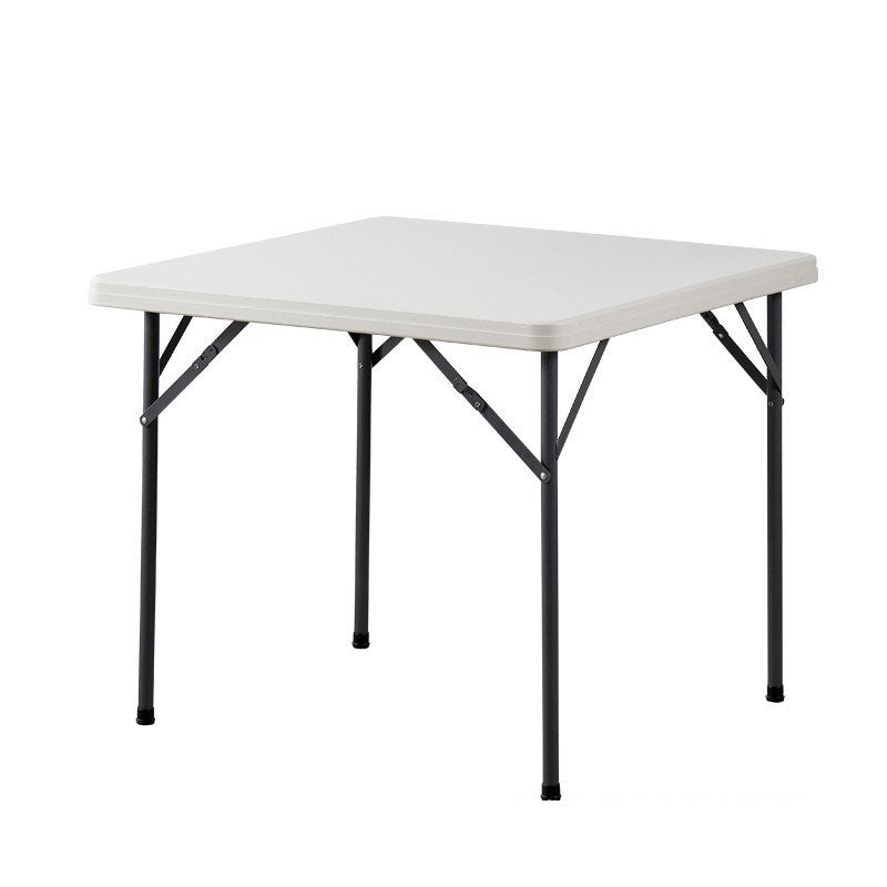 Mesa Plástica Plegable Cuadrada 83x74cm Con Marco De Acero Revestido BSL-F87 Selecto
