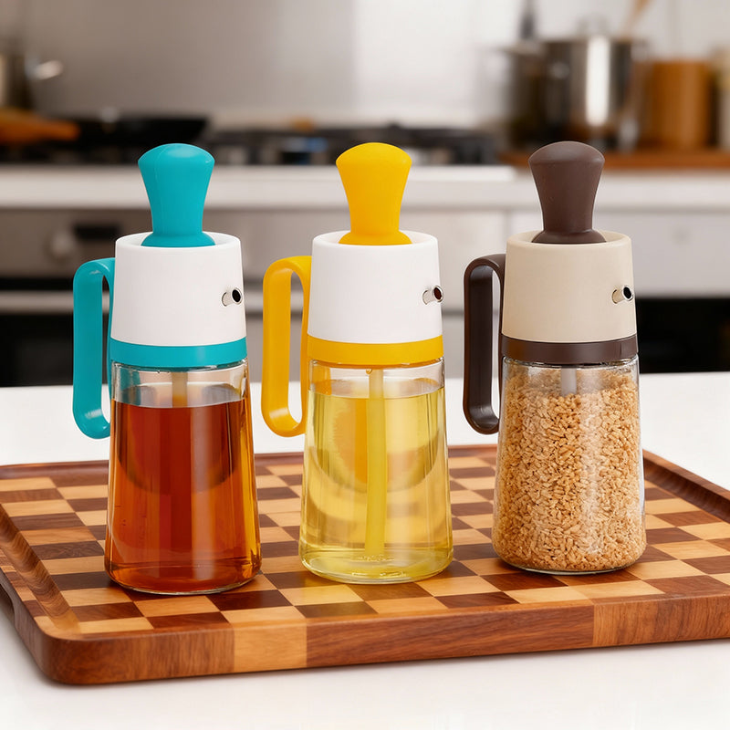 Dispensador de Aceite 550ml con Brocha 86923 Selecto