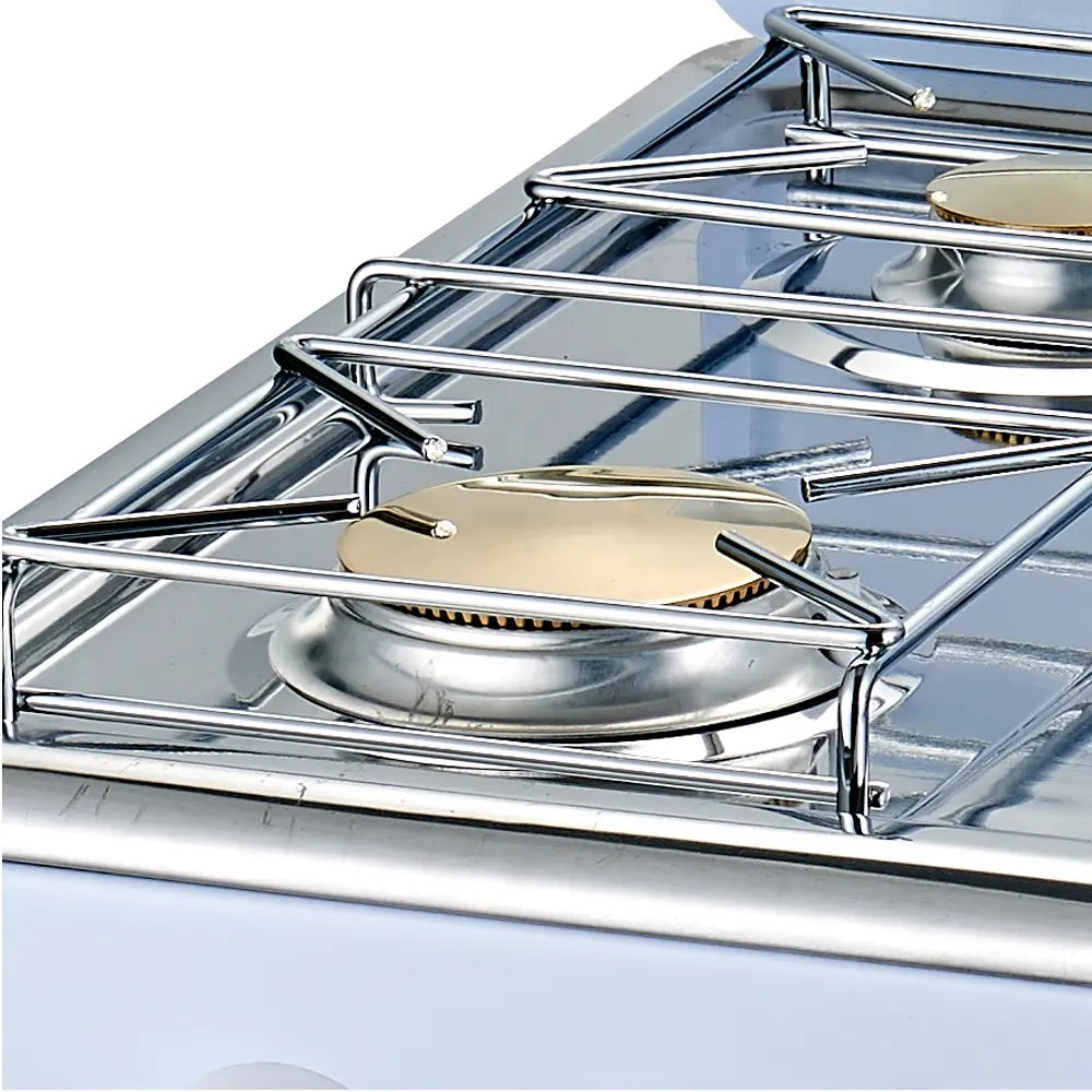 Estufa de 4 Quemadores a Gas con 2 Niveles Blanco LT-N04-WH Lotus LOTUS