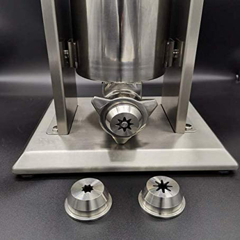 (LLEGANDO 30 DE OCTUBRE) Set de 4 Moldes Boquillas para Máquina Embutidora de Churros – Discos Intercambiables para Diferentes Formas de Churros EMB-SET4