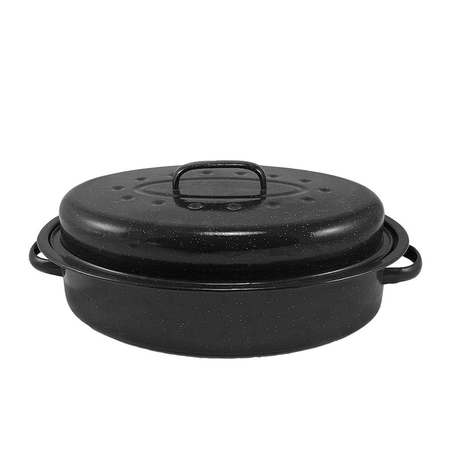 Cacerola con Tapa Esmaltado 3.6L 14.6"x5" LHC-9864 Selecto