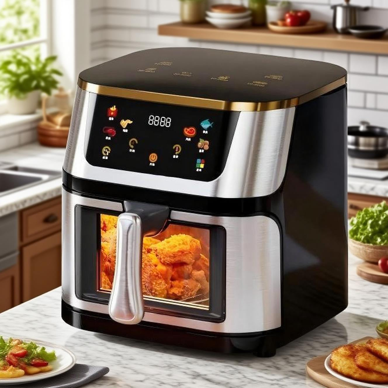 Freidora de Aire 8L Negro Digital Homestar HS-213 Homestar