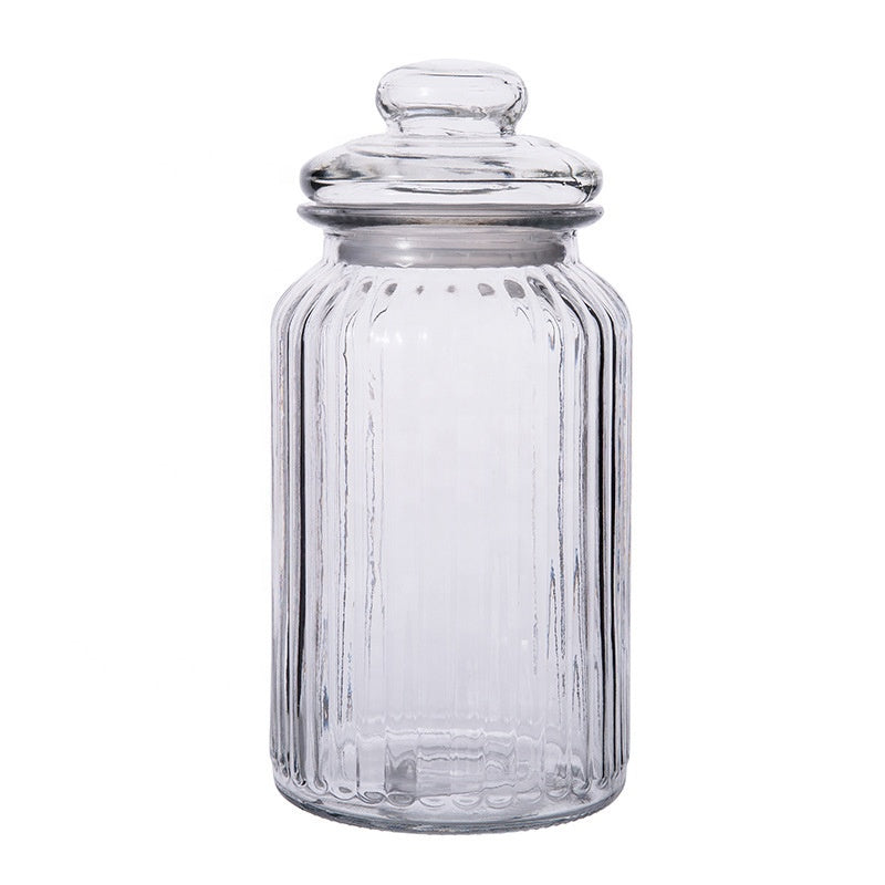Envase con Tapa de Vidrio 950ml 18x10cm 428831 Selecto