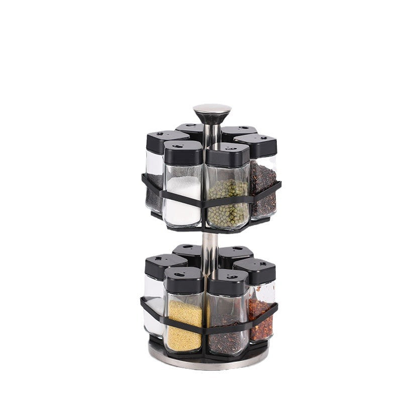 Set de 12 Envases de Condimentos de Vidrio 87975 Especia. Selecto