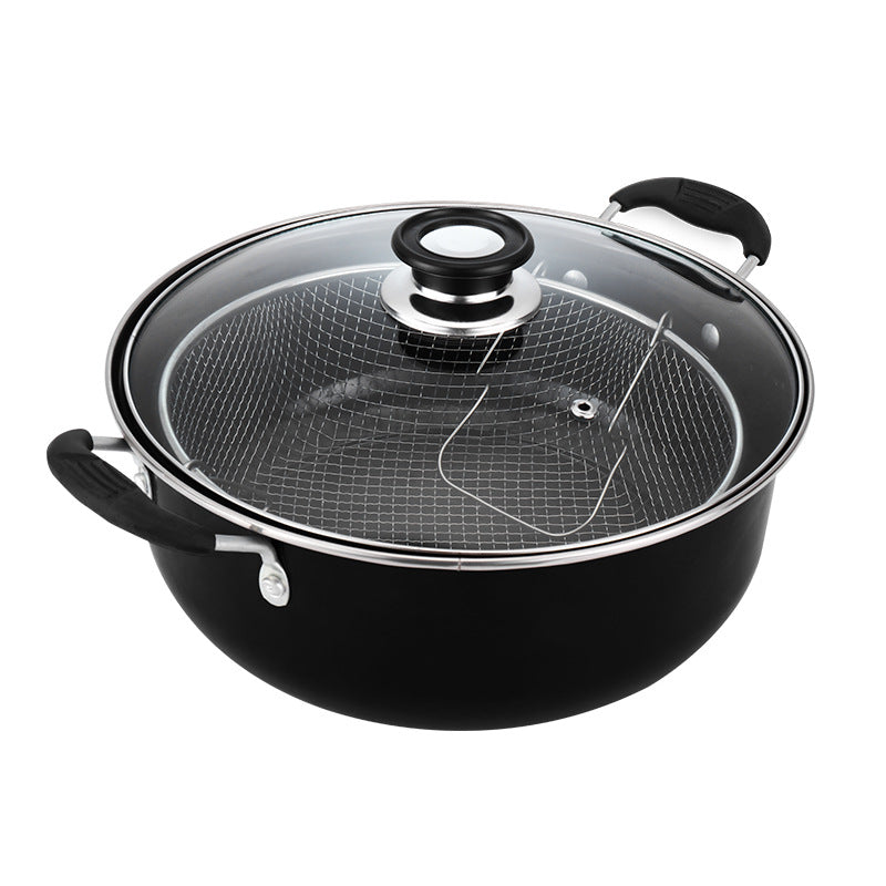 Cacerola Freidora 24cm Negro 89247 Selecto