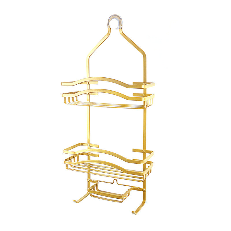 Organizador de Baños de Metal Dorado Lotus LHC-BR18CH LOTUS