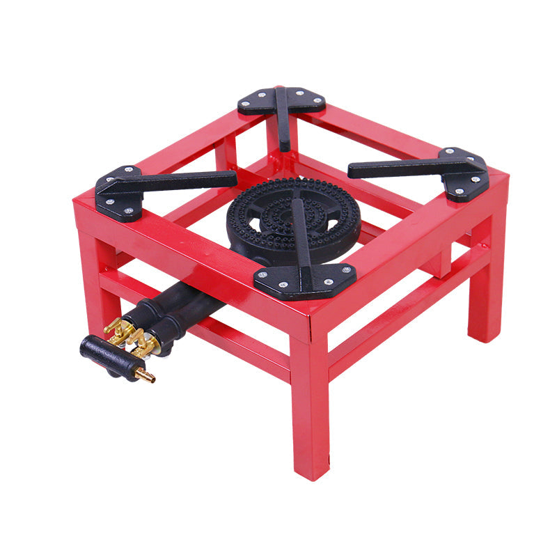 Estufa de Hierro 1 Quemador 2 Llaves a Gas Rojo NS441323