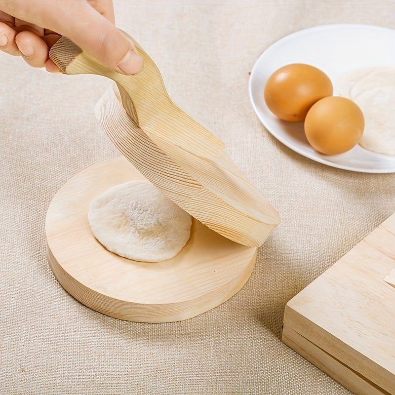 Pataconera Plana de Madera 11.5cm PT-005 Tostones. Selecto