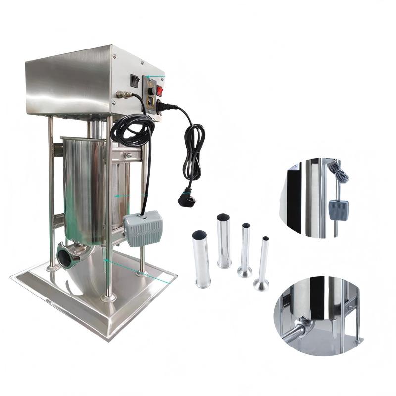 Embutidora Eléctrica de 15L 120W en Acero Inoxidable EV-15L Salchicha. Chorizo. Selecto