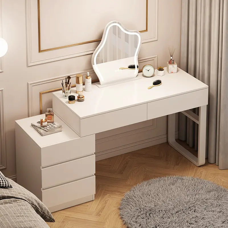 Tocador Blanco 5 Gaveteros No Incluye Espejo 73x130x40cm SZT007803 Selecto