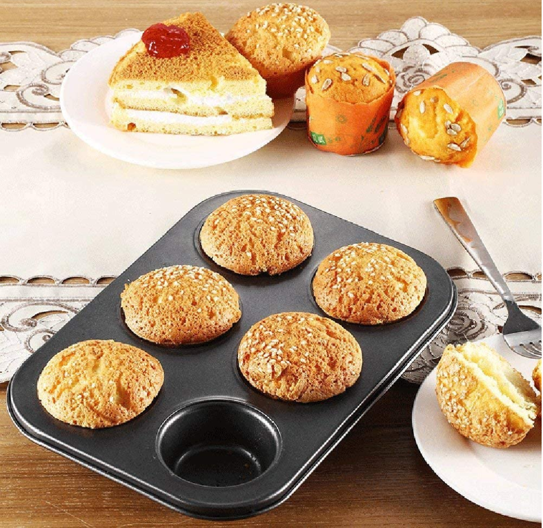 Molde de 6 Muffin BP-2040 Cupcake. Selecto