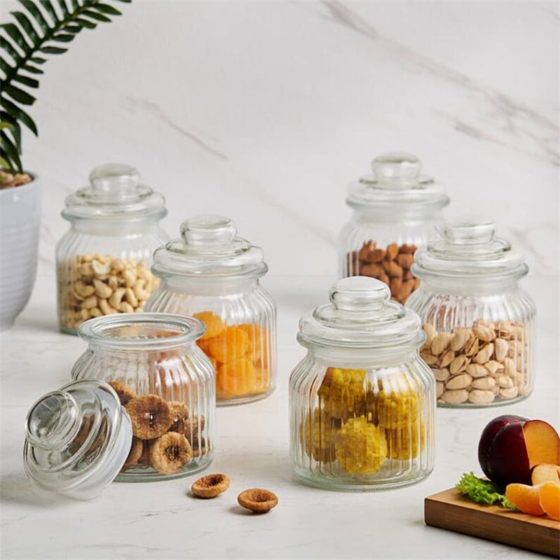 Envase con Tapa de Vidrio 650ml 10x14cm NS428830 Selecto
