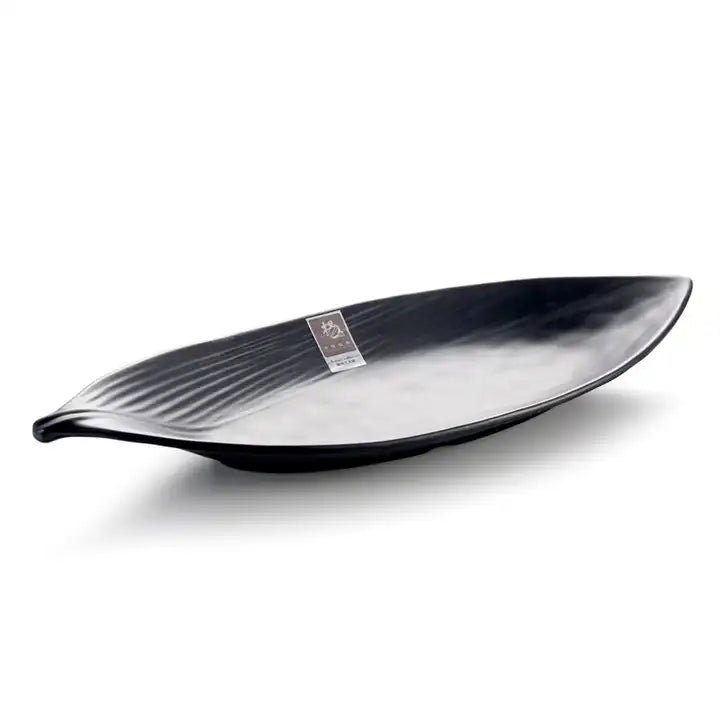 Plato de Melamina Color Negro 81434 Selecto