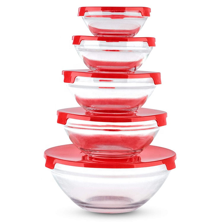 Set 5 Envases de Vidrio con Tapa Lotus 164-1004