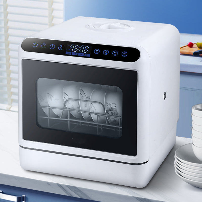 Lavavajillas Compacto Portátil. Dishwasher De Mesa 110V. 1000W Lavaplatos Con 4 Modos De Lavado. Lava platos. Portátil. Homestar HS-J06 Homestar