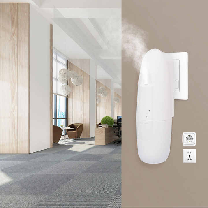 Difusor de Aromas de Aceites Esenciales Eléctrica Capacidad 100ml Cobertura 25m2 Blanco Compatible con APP Móvil y Bluetooth AE103-V3.0 Selecto