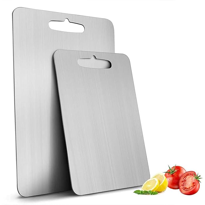 Tabla de Picar de Acero Inoxidable 2 Tamaños Disponibles Selecto