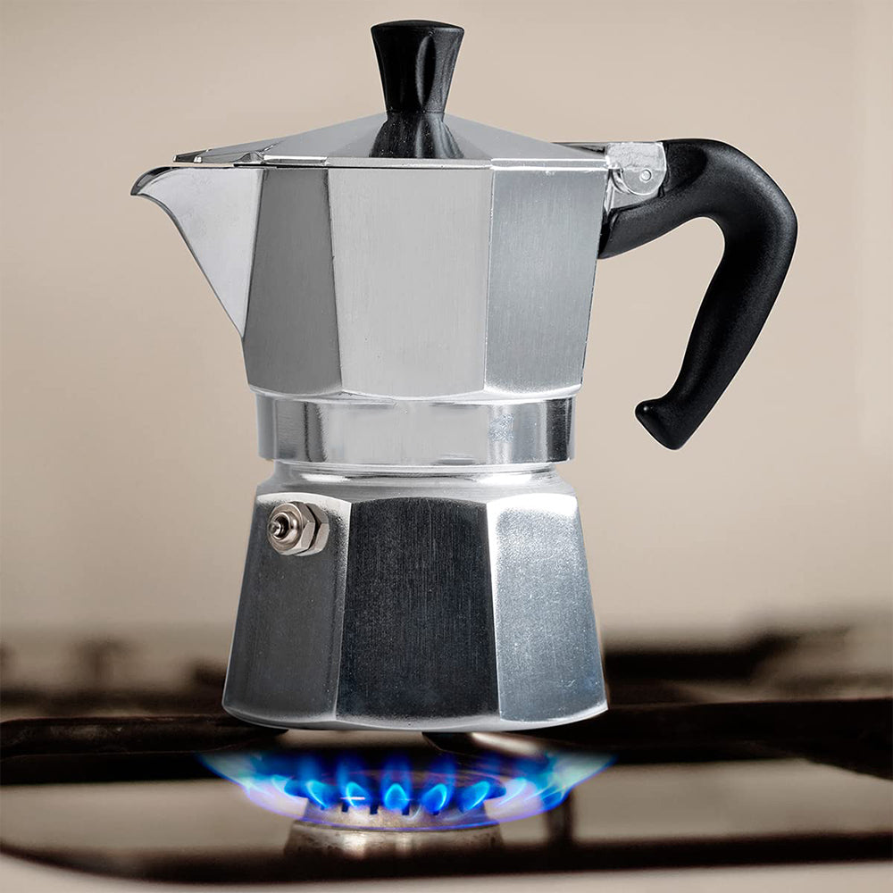 Cafetera Italiana de Aluminio 3 Tazas NS340343 Espresso Moka. Selecto